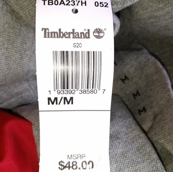 🆕Timberland | Men's Millers River Pique Grey Polo Shirt Regular Fit Size Medium - Picture 7 of 8